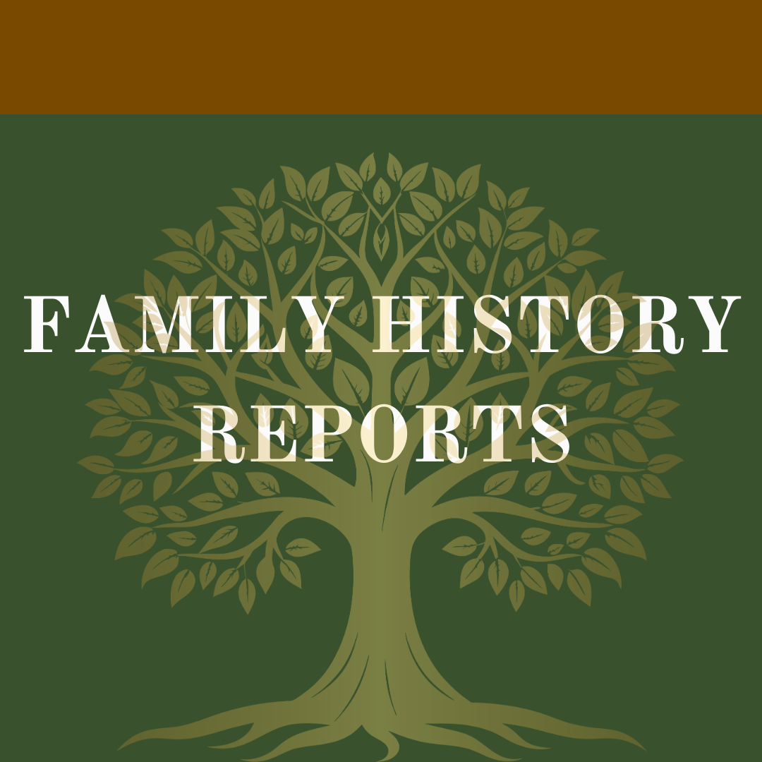 Family History Reports (Bronze)